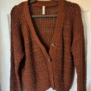 Wishlist ladies Chocolate cardigan - size S/M
